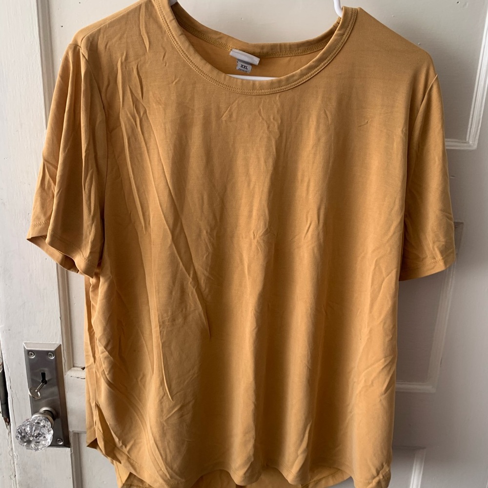 Yellow soft tee women’s xl